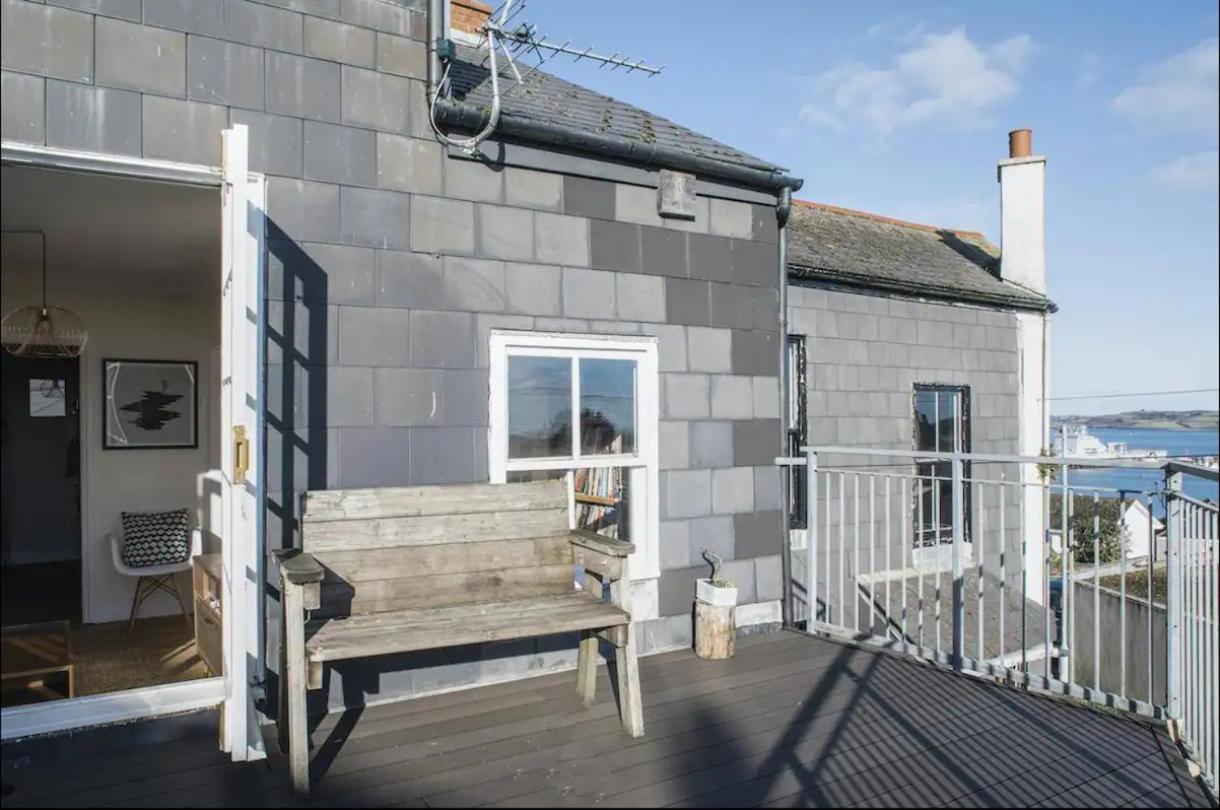 Falmouth Townhouse With Panoramic Sea View Terrace Exterior photo