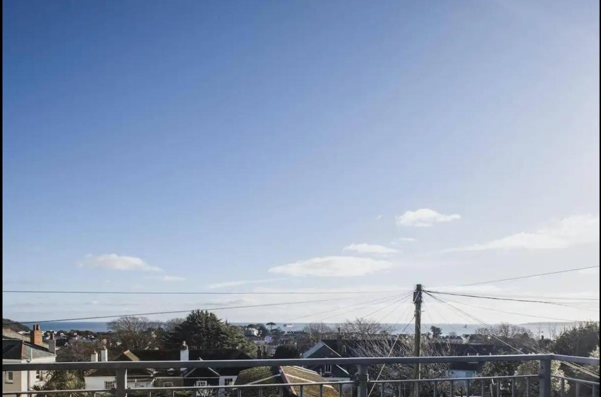 Falmouth Townhouse With Panoramic Sea View Terrace Exterior photo